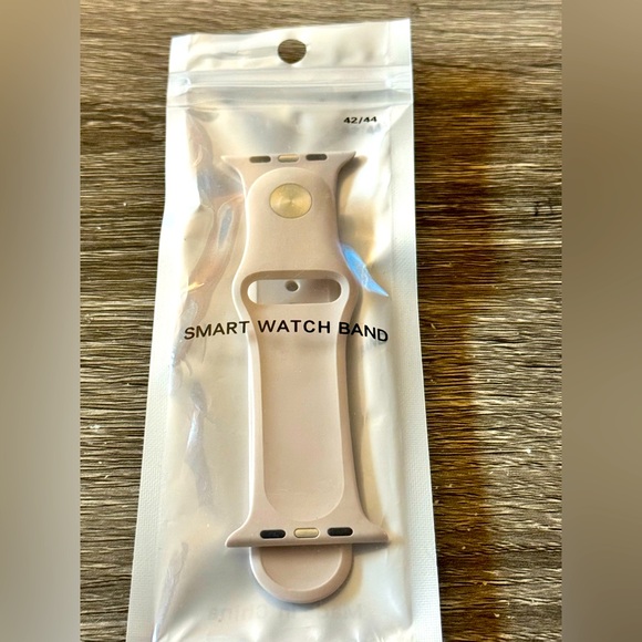 Light gray Apple Watch silicone sports band - Picture 1 of 1